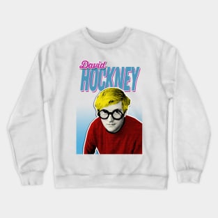 David Hockney Aesthetic 80s Style Design Crewneck Sweatshirt